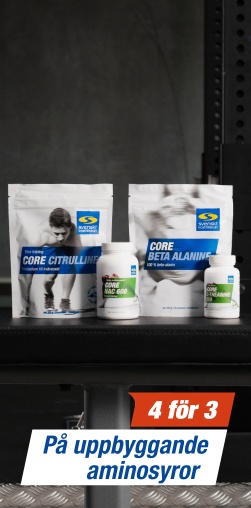 4 fr 3 p uppbyggande aminosyror frn Core